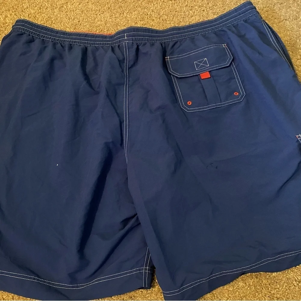 $59 NWT Roundtree & Yorke Blue Swim Trunks with Elastic Waistband 4XB